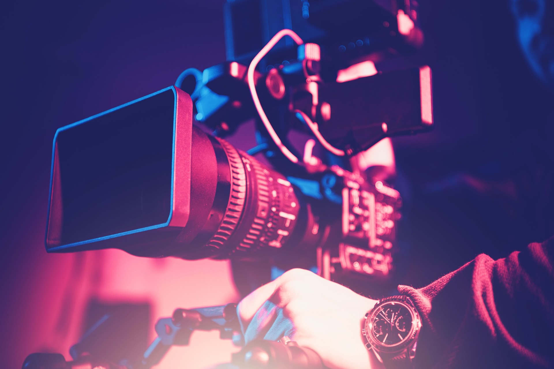 Digital Video Camera with Telephoto Lens